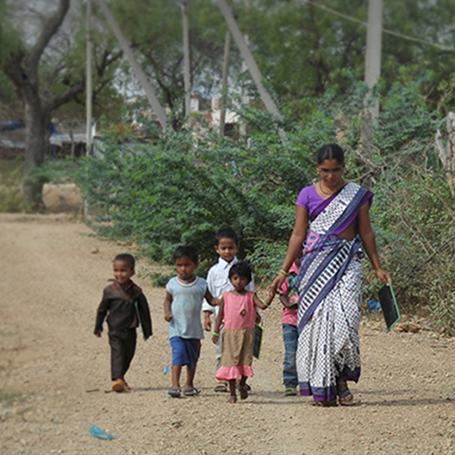 How can India connect rural villagers to vital social services?