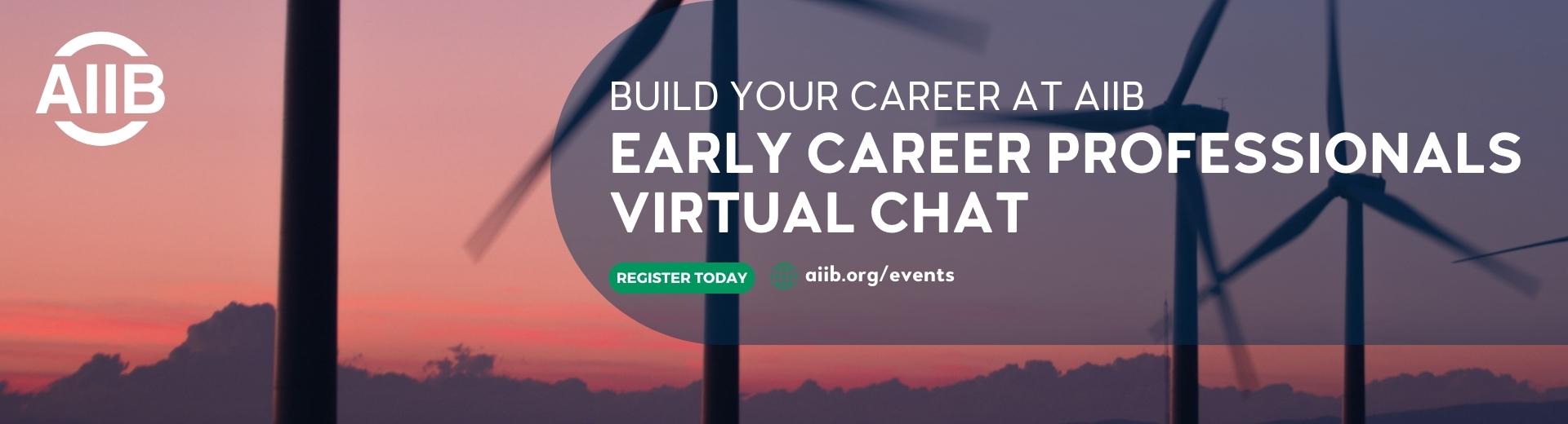 Build Your Career at AIIB: Early Career Professionals Virtual Chat