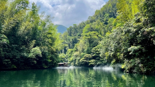 Flying Rivers: Rain Crossing Terrains