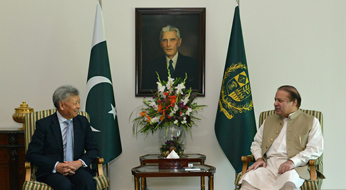 President-designate Jin meets Prime Minister Sharif and Finance Minister Dar of Pakistan