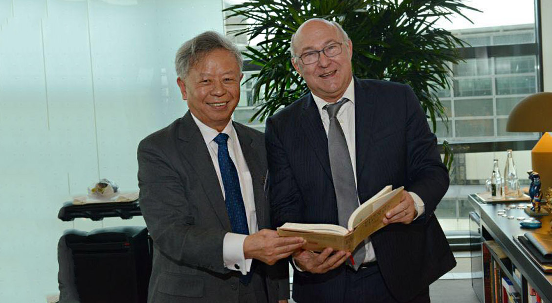 President-designate Jin meets French Government and OECD Leaders