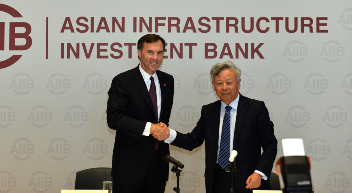 President Jin Welcomes Canada’s Decision to Apply for Membership in AIIB 