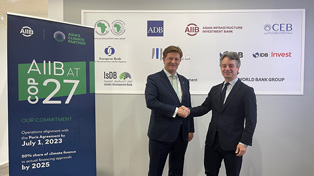 At COP27, AIIB Takes Action to Further Promote Climate-Resilient Infrastructure Investments