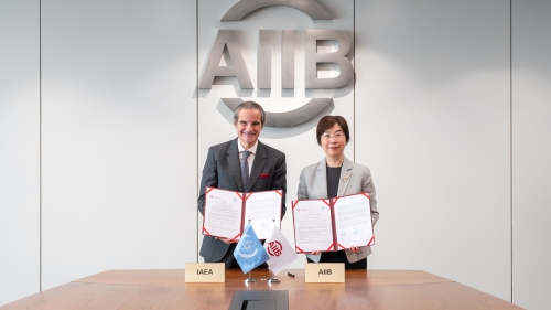 AIIB and IAEA Sign Letter of Intent to Forge Partnership for Development Impact