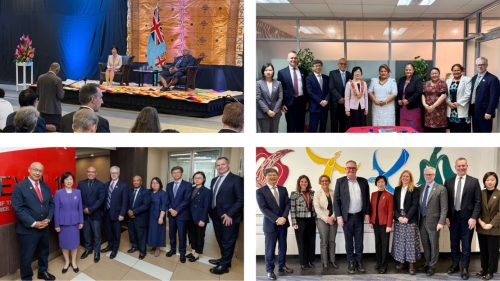 AIIB President Zou Engages Members and Partners in the Pacific Region to Advance Regional Sustainable Infrastructure Development